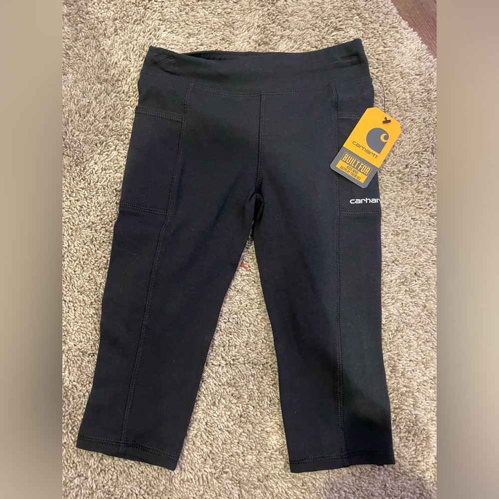 NWT Carhartt Kids Lightweight Crop Legging